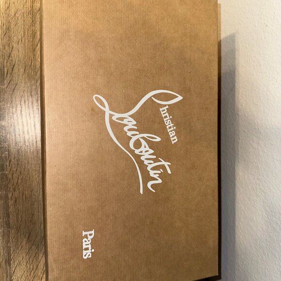 Christian Louboutin - Louis Junior Spikes Flat Veau Velours BLACK/BLACK - Picture 2 of 10